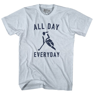 All Day Everyday Hockey Adult Tri-Blend T-shirt - Athletic White