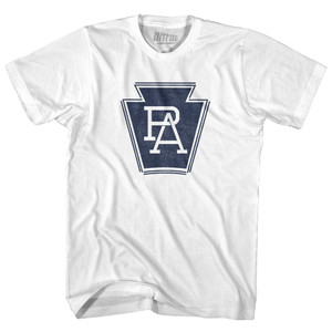 Pennsylvania PA Crest Youth Cotton T-shirt - White Pennsylvania PA Crest Youth Cotton T-shirt - White