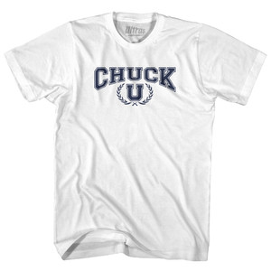 Chuck U Adult Cotton T-shirt - White