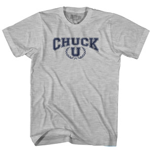 Chuck U Adult Cotton T-shirt - Grey Heather