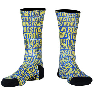 Boston Strong Athletic Crew Socks - Blue Boston Strong Athletic Crew Socks - Blue