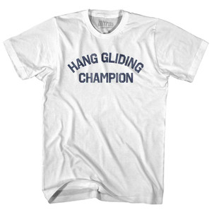 Hang Gliding Champion Womens Cotton Junior Cut T-Shirt - White
