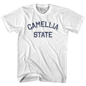 Alabama Camellia State Nickname Youth Cotton T-shirt-White Alabama Camellia State Nickname Youth Cotton T-shirt-White