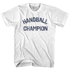 Handball Champion Youth Cotton T-shirt - White Handball Champion Youth Cotton T-shirt - White