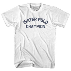Water Polo Champion Youth Cotton T-shirt - White Water Polo Champion Youth Cotton T-shirt - White