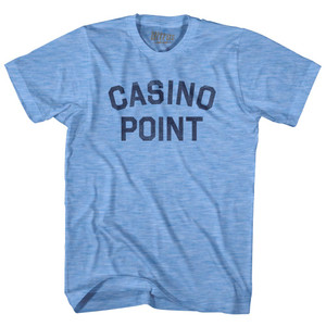 Casino Point Adult Tri-Blend T-shirt - Athletic Blue