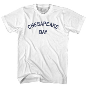 Chesapeake Bay Womens Cotton Junior Cut T-Shirt - White Chesapeake Bay Womens Cotton Junior Cut T-Shirt - White