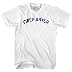Firefighter Youth Cotton T-shirt - White