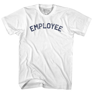 Employee Adult Cotton T-shirt - White