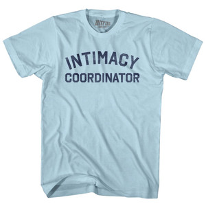 Intimacy Coordinator Adult Cotton T-shirt - Light Blue