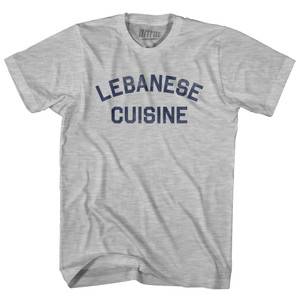 Lebanese Cuisine Youth Cotton T-shirt - Grey Heather Lebanese Cuisine Youth Cotton T-shirt - Grey Heather