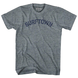 Surftown Adult Tri-Blend T-shirt - Athletic Grey
