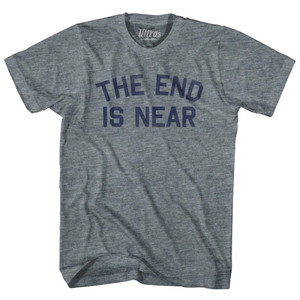 The End Is Near Youth Tri-Blend T-shirt - Athletic Grey