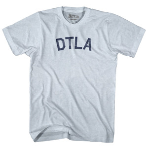 DTLA Adult Tri-Blend T-shirt-Athletic White