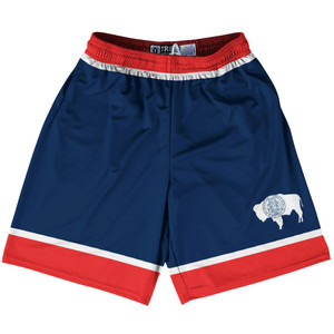 Wyoming US State Flag Lacrosse Shorts Made In USA by Lacrosse Shorts Wyoming US State Flag Lacrosse Shorts Made In USA by Lacrosse Shorts