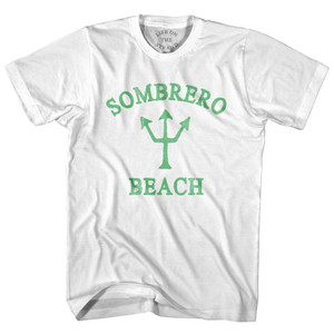 Florida Sombrero Beach Trident Womens Cotton Junior Cut T-Shirt by Ultras Florida Sombrero Beach Trident Womens Cotton Junior Cut T-Shirt by Ultras
