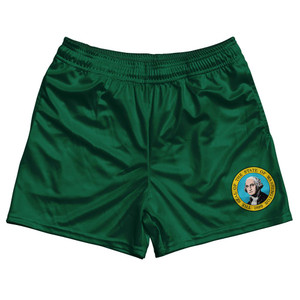 Washington US State Flag Rugby Shorts Made In USA by Rugby Shorts Washington US State Flag Rugby Shorts Made In USA by Rugby Shorts