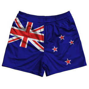 New Zealand Flag Rugby Shorts Made In USA by Rugby Shorts New Zealand Flag Rugby Shorts Made In USA by Rugby Shorts