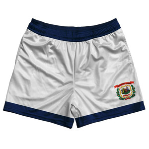 West Virginia US State Flag Rugby Shorts Made In USA by Rugby Shorts West Virginia US State Flag Rugby Shorts Made In USA by Rugby Shorts