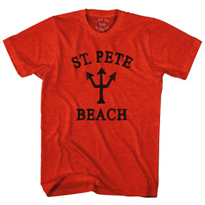 Florida St. Pete Beach Trident Adult Tri-Blend T-Shirt by Ultras Florida St. Pete Beach Trident Adult Tri-Blend T-Shirt by Ultras
