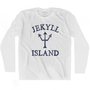 Georgia Jekyll Island Trident Adult Cotton Long Sleeve T-Shirt by Ultras