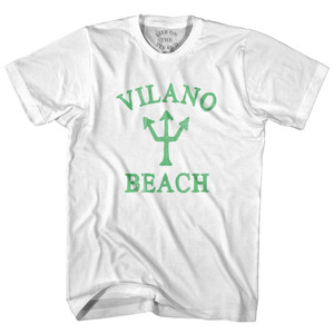 Florida Vilano Beach Trident Adult Cotton T-Shirt by Ultras