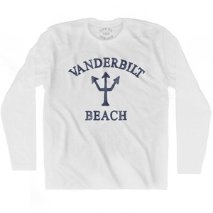 Florida Vanderbilt Beach Trident Adult Cotton Long Sleeve T-Shirt by Ultras Florida Vanderbilt Beach Trident Adult Cotton Long Sleeve T-Shirt by Ultras
