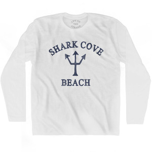 Guam Shark Cove Beach Trident Adult Cotton Long Sleeve T-Shirt by Ultras Guam Shark Cove Beach Trident Adult Cotton Long Sleeve T-Shirt by Ultras