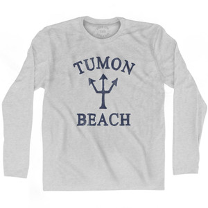 Guam Tumon Beach Trident Adult Cotton Long Sleeve T-Shirt by Ultras