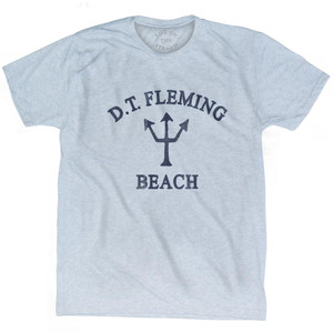 Hawaii Dt Fleming Beach Trident Adult Tri-Blend T-Shirt by Ultras Hawaii Dt Fleming Beach Trident Adult Tri-Blend T-Shirt by Ultras
