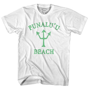 Hawaii Punaluu Beach Trident Adult Cotton T-Shirt by Ultras