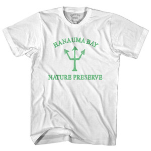 Hawaii Hanauma Bay Nature Preserve Trident Adult Cotton T-Shirt by Ultras Hawaii Hanauma Bay Nature Preserve Trident Adult Cotton T-Shirt by Ultras