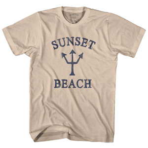 Hawaii Sunset Beach Trident Adult Cotton T-Shirt by Ultras Hawaii Sunset Beach Trident Adult Cotton T-Shirt by Ultras