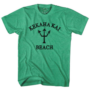 Hawaii Kekaha Kai Beach Trident Adult Tri-Blend T-Shirt by Ultras Hawaii Kekaha Kai Beach Trident Adult Tri-Blend T-Shirt by Ultras