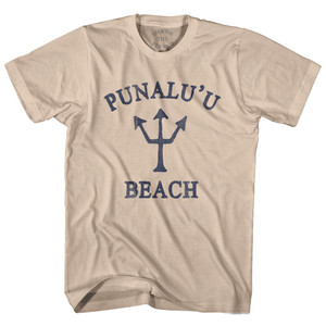 Hawaii Punaluu Beach Trident Adult Cotton T-Shirt by Ultras