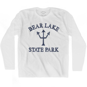 Idaho Bear Lake State Park Trident Adult Cotton Long Sleeve T-Shirt by Ultras