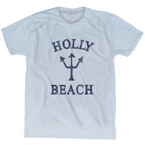 Indiana Holly Beach Trident Adult Tri-Blend T-Shirt by Ultras Indiana Holly Beach Trident Adult Tri-Blend T-Shirt by Ultras