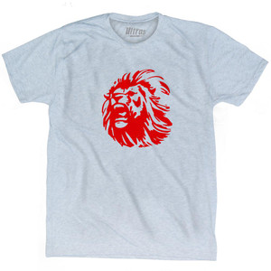 Milan Fossa Dei Leoni Ultras Soccer Adult Tri-Blend T-Shirt by Ultras Milan Fossa Dei Leoni Ultras Soccer Adult Tri-Blend T-Shirt by Ultras