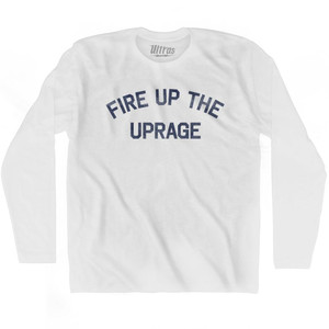 Fire Up The Uprage Adult Cotton Long Sleeve T-Shirt by Ultras