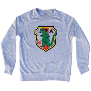 Japan Godzilla Soccer Crest Adult Tri-Blend Sweatshirt T-Shirt for Sale | Ultras, Tees, Shirts, Buy Now Japan Godzilla Soccer Crest Adult Tri-Blend Sweatshirt T-Shirt for Sale | Ultras, Tees, Shirts, Buy Now