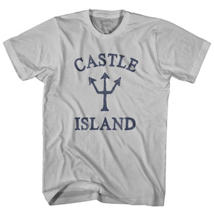 Massachusetts Castle Island Trident Adult Cotton T-Shirt by Life on the Strand Massachusetts Castle Island Trident Adult Cotton T-Shirt by Life on the Strand