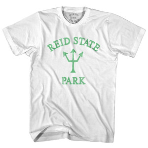 Maine Old Orchard Beach Emerald Art Trident Adult Cotton T-Shirt by Life on the Strand Maine Old Orchard Beach Emerald Art Trident Adult Cotton T-Shirt by Life on the Strand