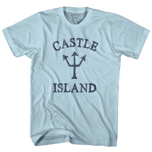 Massachusetts Castle Island Trident Adult Cotton T-Shirt by Life on the Strand Massachusetts Castle Island Trident Adult Cotton T-Shirt by Life on the Strand