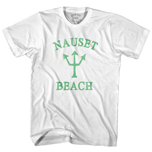 Massachusetts Nauset Beach Emerald Art Trident Youth Cotton T-Shirt by Life on the Strand