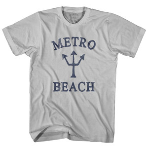 Michigan Metro Beach Trident Adult Cotton T-Shirt by Life on the Strand