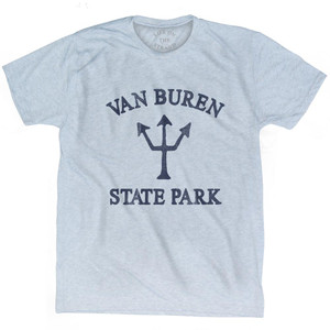 Michigan Van Buren State Park Trident Adult Tri-Blend T-Shirt by Life on the Strand