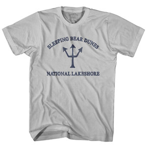 Michigan Sleeping Bear Dunes National Lakeshore Trident Adult Cotton T-Shirt - Cool Grey Michigan Sleeping Bear Dunes National Lakeshore Trident Adult Cotton T-Shirt - Cool Grey