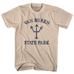 Michigan Van Buren State Park Trident Adult Cotton T-Shirt by Life on the Strand Michigan Van Buren State Park Trident Adult Cotton T-Shirt by Life on the Strand