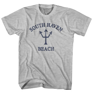Michigan South Haven Beach Trident Womens Cotton Junior Cut T-Shirt by Life on the Strand