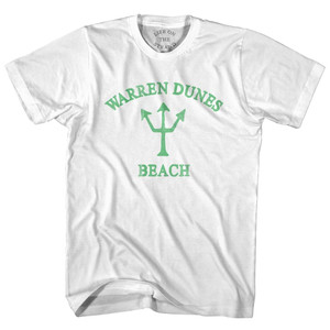 Michigan Warren Dunes Beach Emerald Art Trident Womens Cotton Junior Cut T-Shirt by Life on the Strand